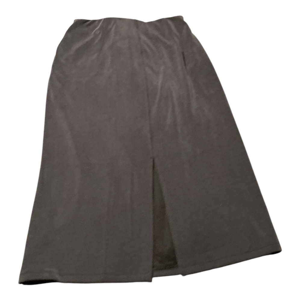 Lululemon Softstreme High Rise Midi Skirt, Retail $88 Washed Black Size 8 A Line - Picture 12 of 14
